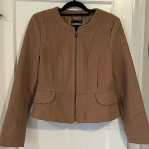 Express, Camel Color, Size M Blazer/Jacket
